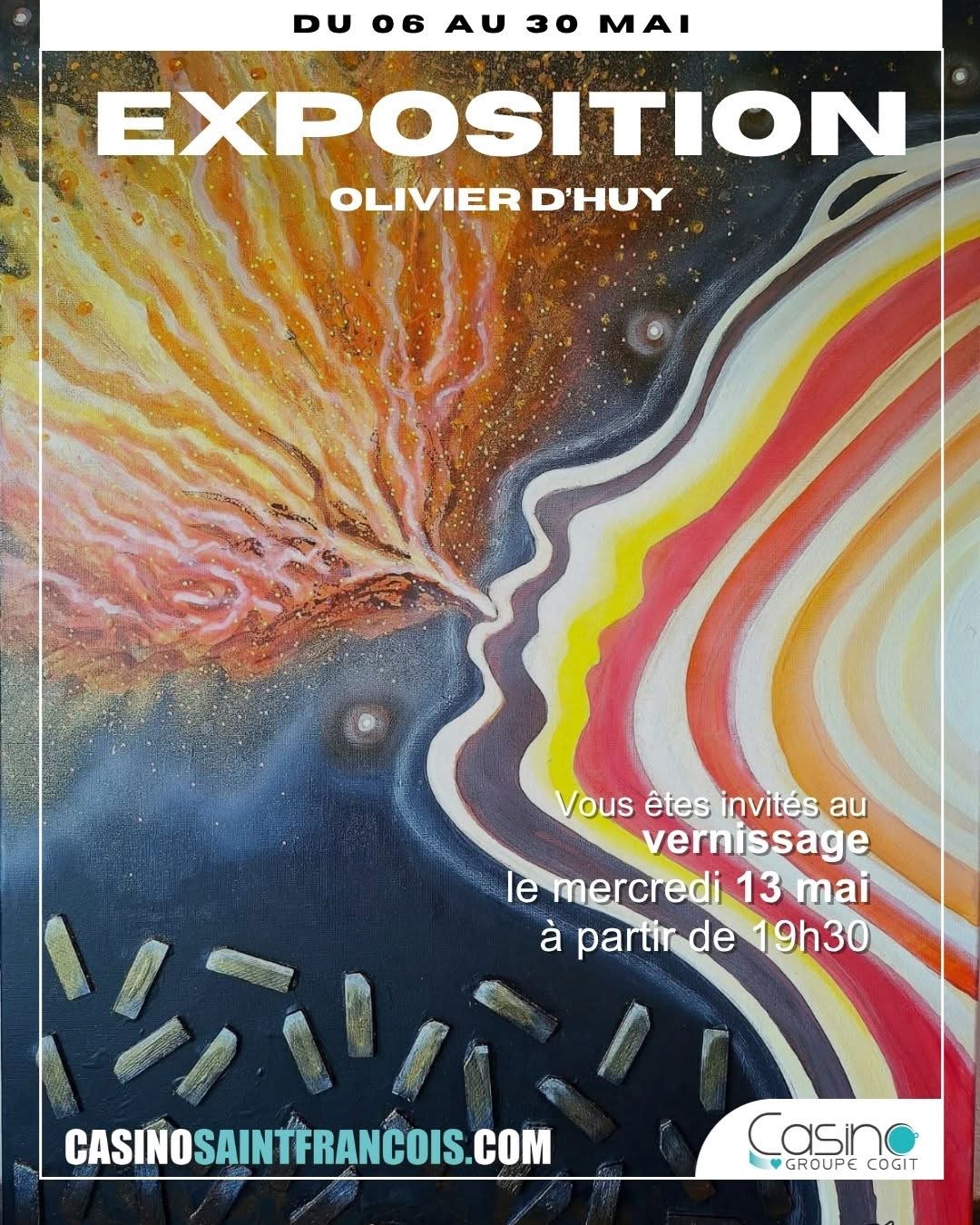 Exposition au Casino de Saint-François – Olivier D’HUY
