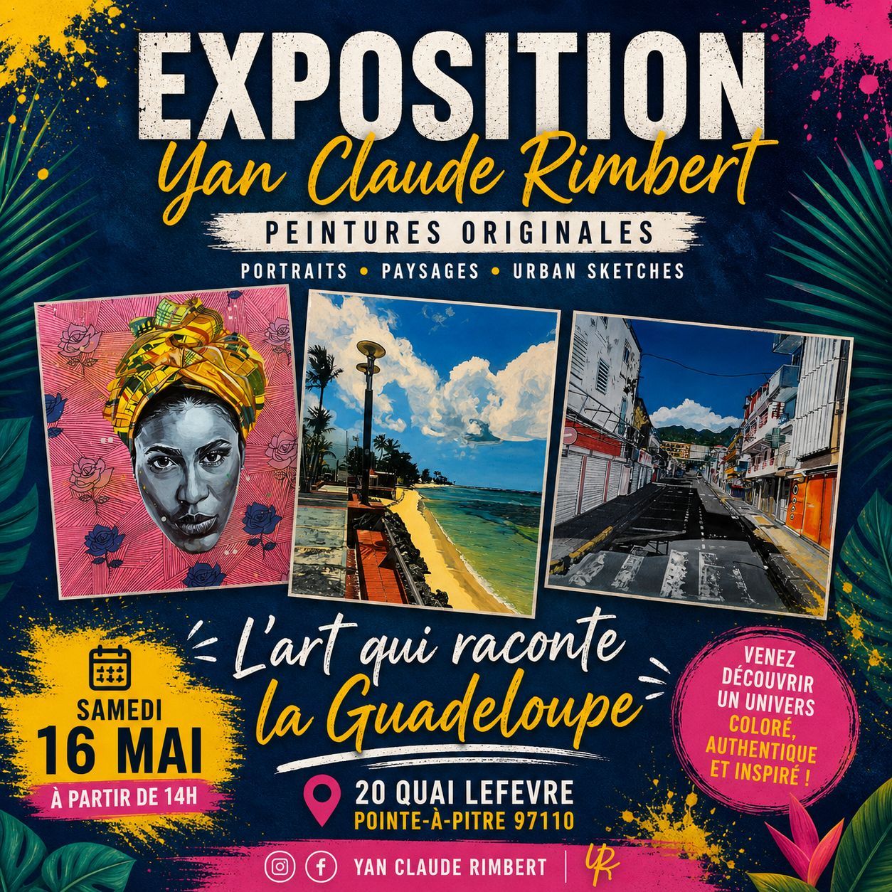 Exposition Yan Claude Rimbert – Peintures originales