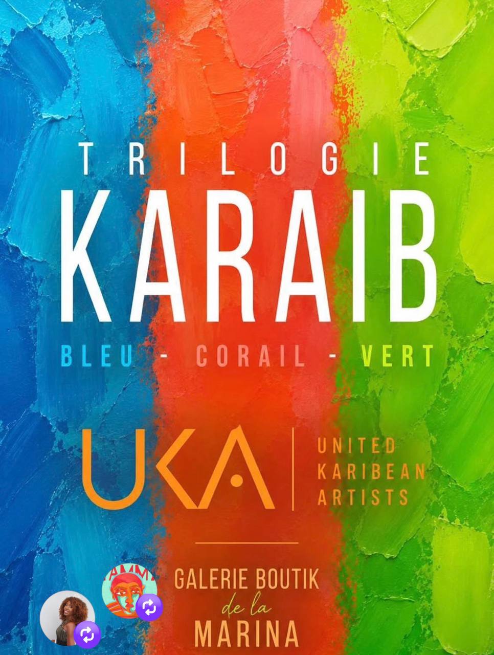 Trilogie Karaib – Bleu, Corail, Vert