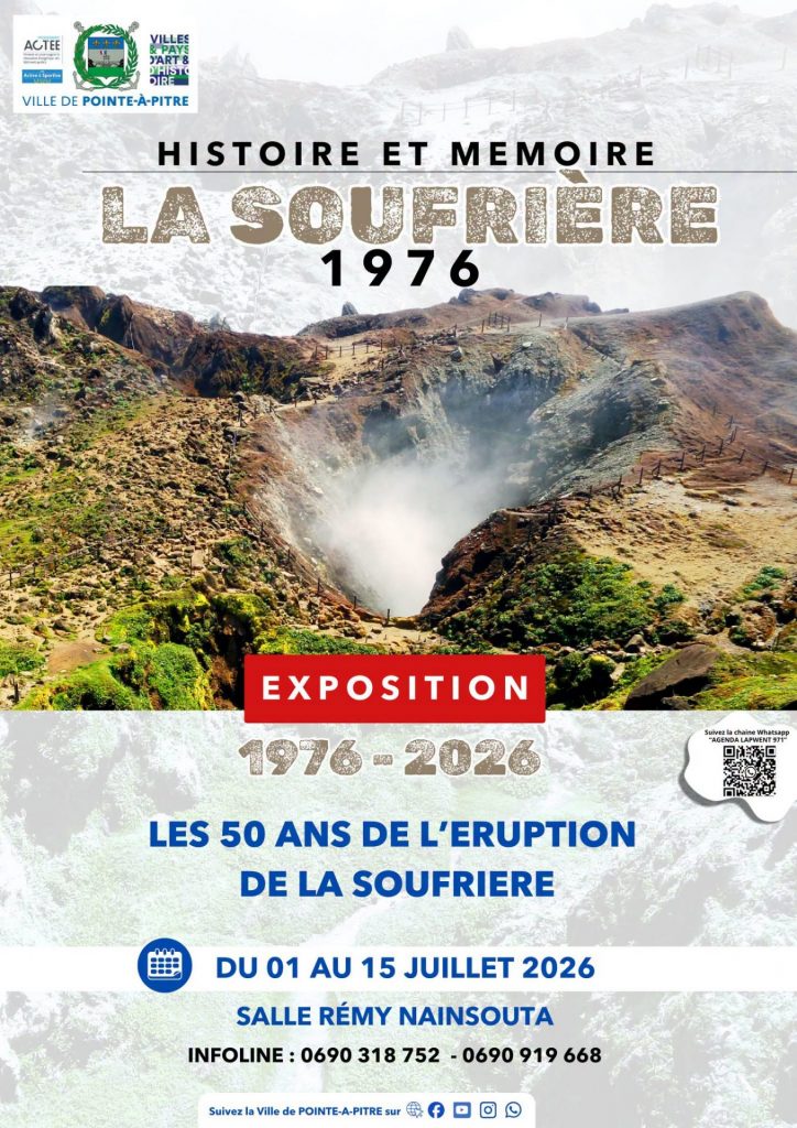 1976-2026, les 50 ans de l'éruption de la Soufrière