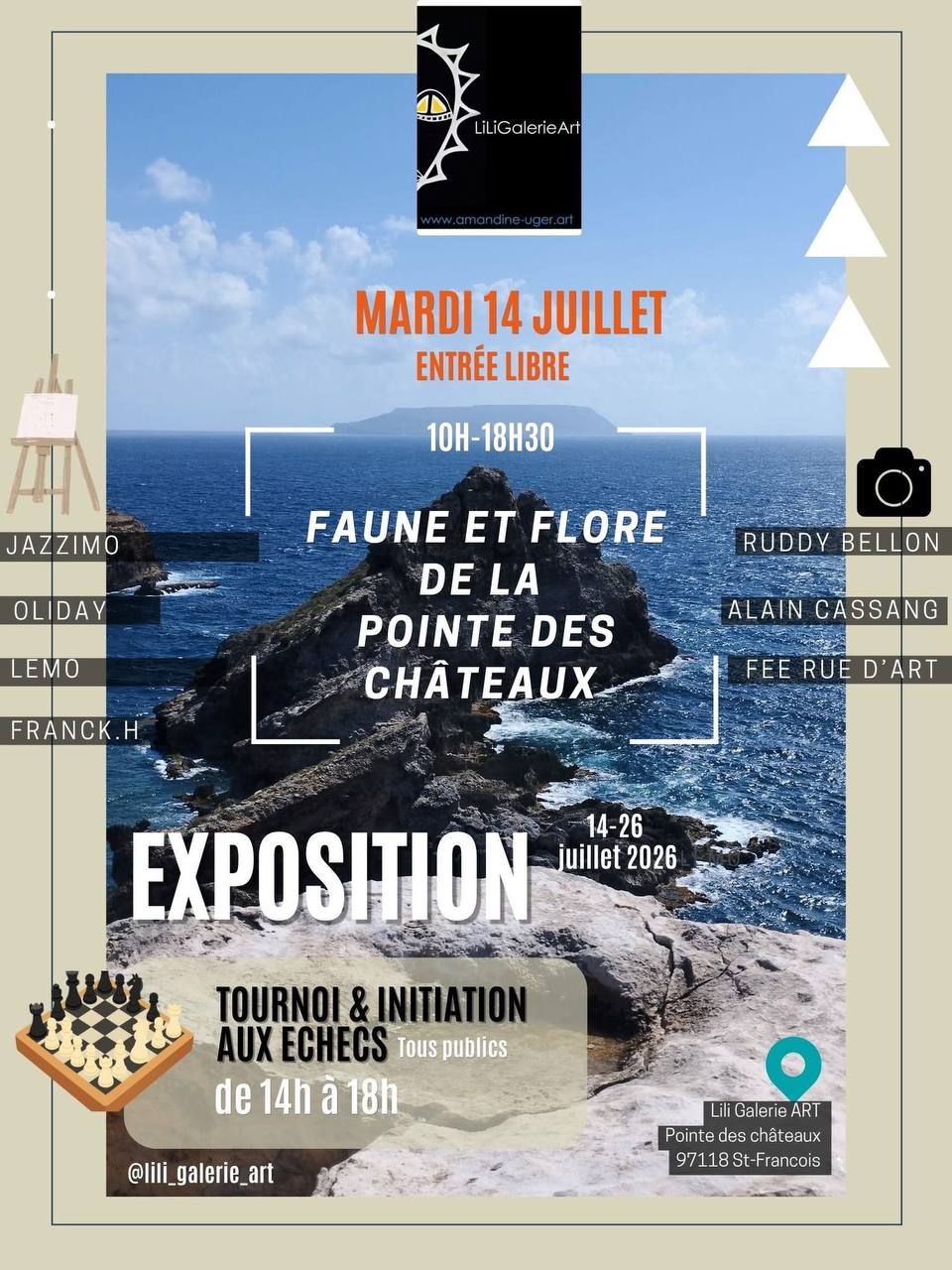 Faune et flore de la Pointe des Châteaux